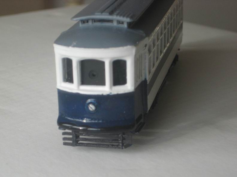 Front view of TramCam with lens in centre of windscreen